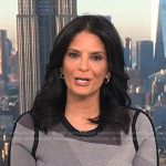 Darlene’s grey colorblock dress on Today