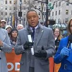 Craig’s grey coat on Today