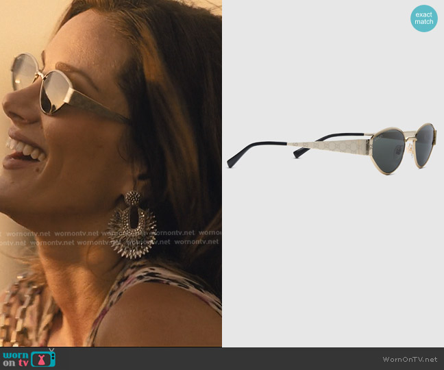 Gucci Guccissima Directional Sunglasses worn by Bella (Stefania Spampinato) on Landman