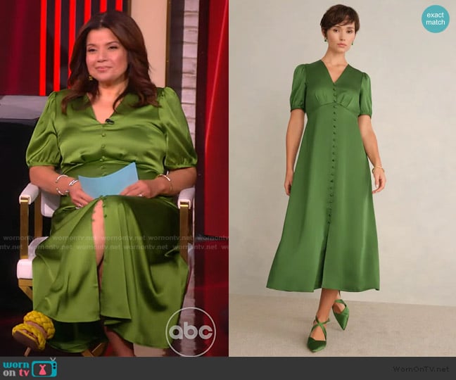 Hobbs London Isabelle Dress worn by Ana Navarro on The View