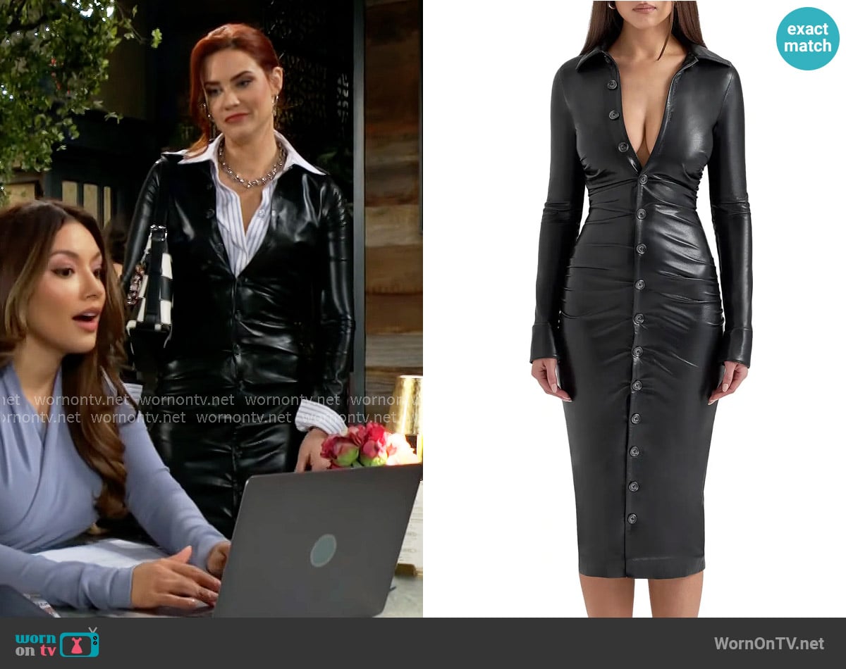 House of CB Viola Dress worn by Sally Spectra (Courtney Hope) on The Young and the Restless