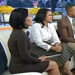 Vicky’s ivory heel pumps on Today