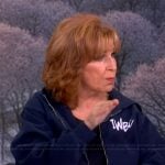 Joy’s blue hoodie on The View