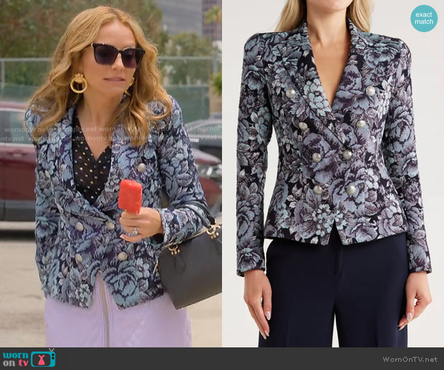 L'Agence Bethany Structured Double Breasted Blazer worn by Lorna Crane (Becki Newton) on The Lincoln Lawyer