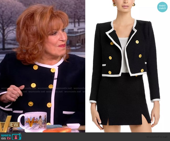 L'Agence Mazikeen Double Breasted Jacket worn by Joy Behar on The View