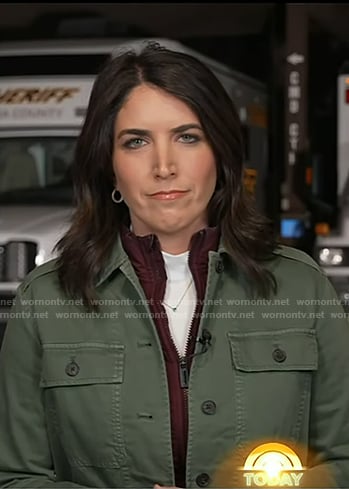 Liz’s green jacket on Today
