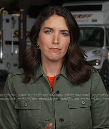 Liz’s green jacket on Today