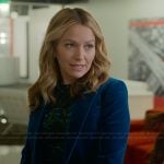 Lorna’s blue velvet blazer on The Lincoln Lawyer