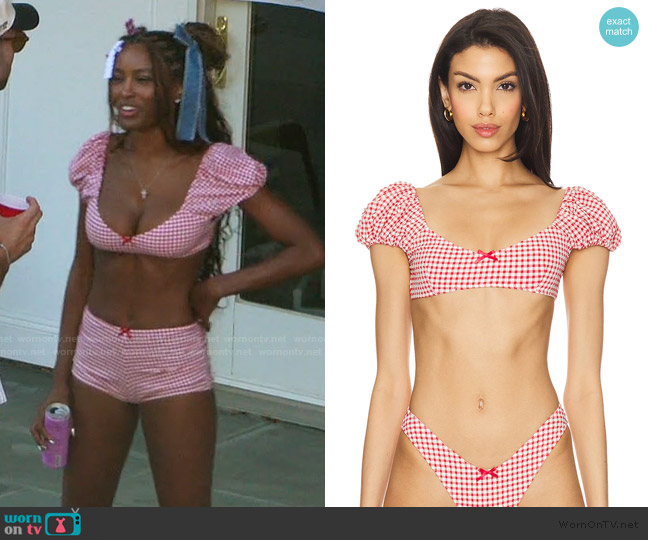 LPA Chantel Top worn by Ciara Miller on Summer House