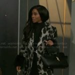 Lynette’s leopard coat on Beyond the Gates