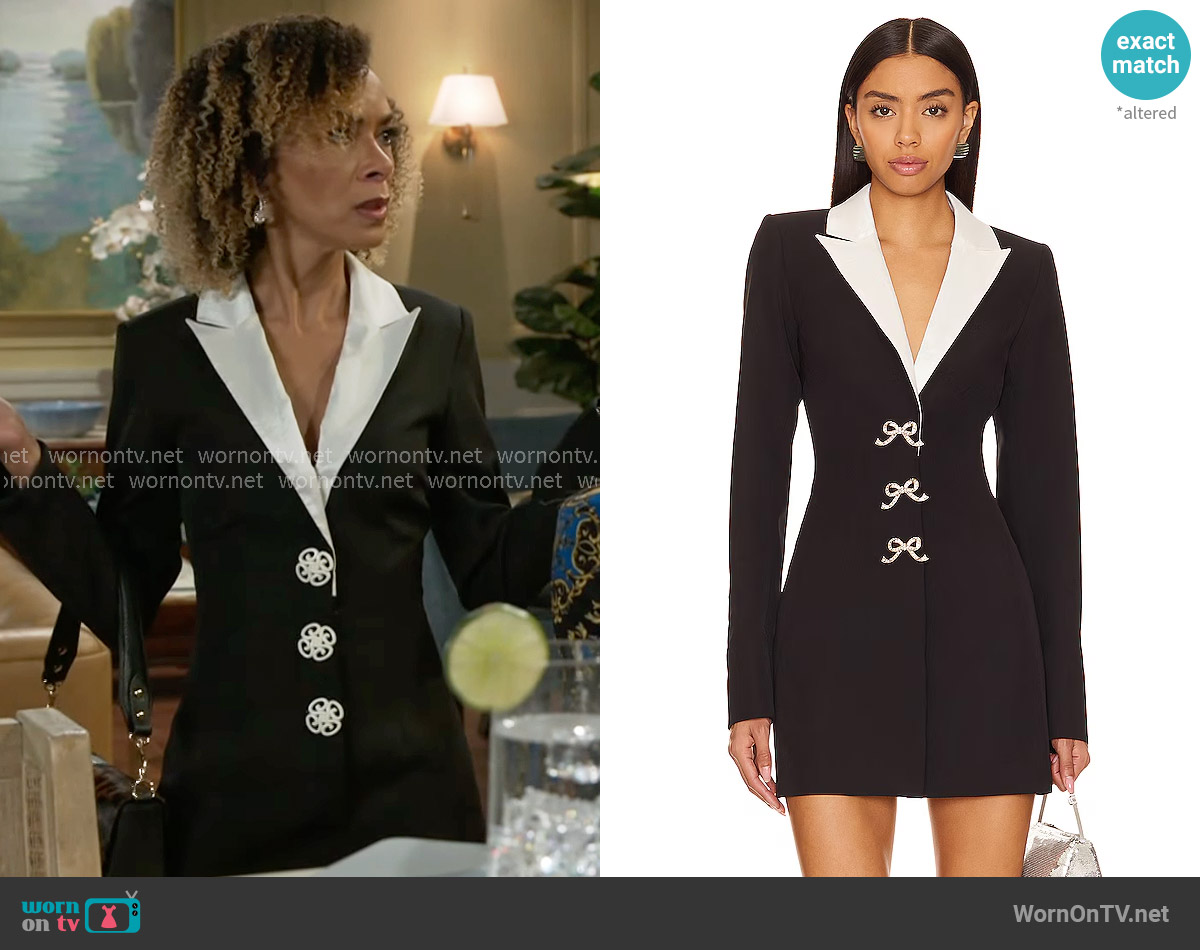 Majorelle Avori Blazer Dress worn by Anastasia Belleclaire (Timeca Seretti) on Beyond the Gates