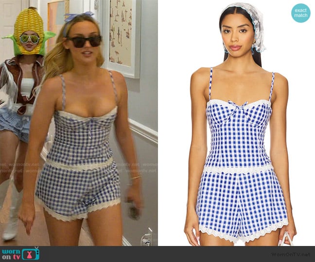 Majorelle Peggy Bustier Top worn by Bailey Taylor on Summer House