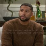 Martin’s brown fluffy sweater on Beyond the Gates
