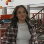 May’s red plaid jacket and planeled jeans on 9-1-1