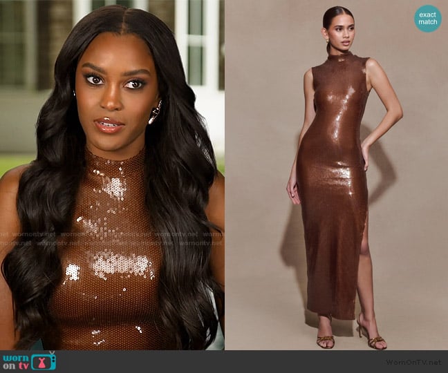 Meshki Veronica Dress worn by Ciara Miller on Summer House