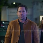 Mickey’s brown jacket on The Lincoln Lawyer
