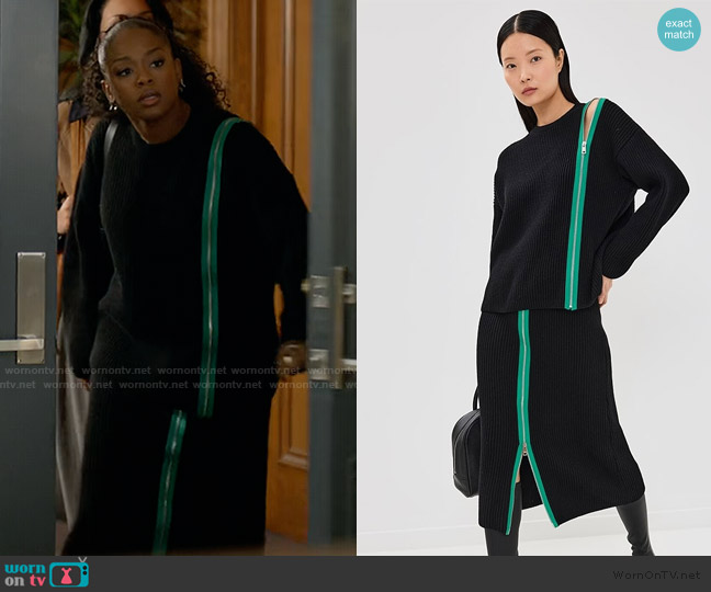 MSGM Maglia Sweater worn by Izzy Letts (Jazz Raycole) on The Lincoln Lawyer