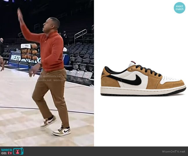 Nike Air Jordan 1 Retro Low OG Rookie Of The Year worn by Craig Melvin on Today