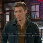 Noah’s denim jacket on The Young and the Restless
