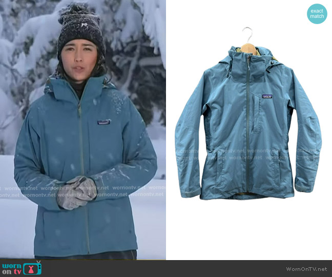 Patagonia 3-in-1 Snowbelle Jacket worn by Emilie Ikeda on Today