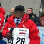 Al’s red, white and navy puffer jacket on Today