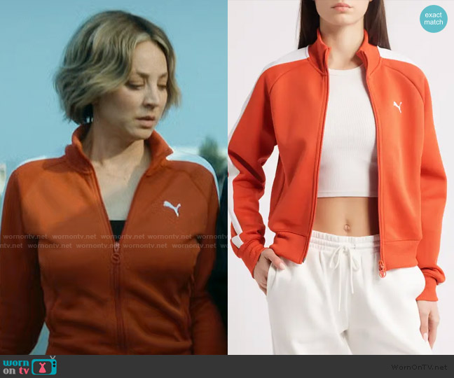Puma T7 Track Jacket worn by Alice Monroe (Kaley Cuoco) on Vanished
