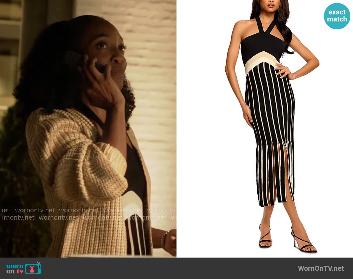 Ramy Brook Campbell Dress worn by Faith Mitchell (Iantha Richardson) on Will Trent