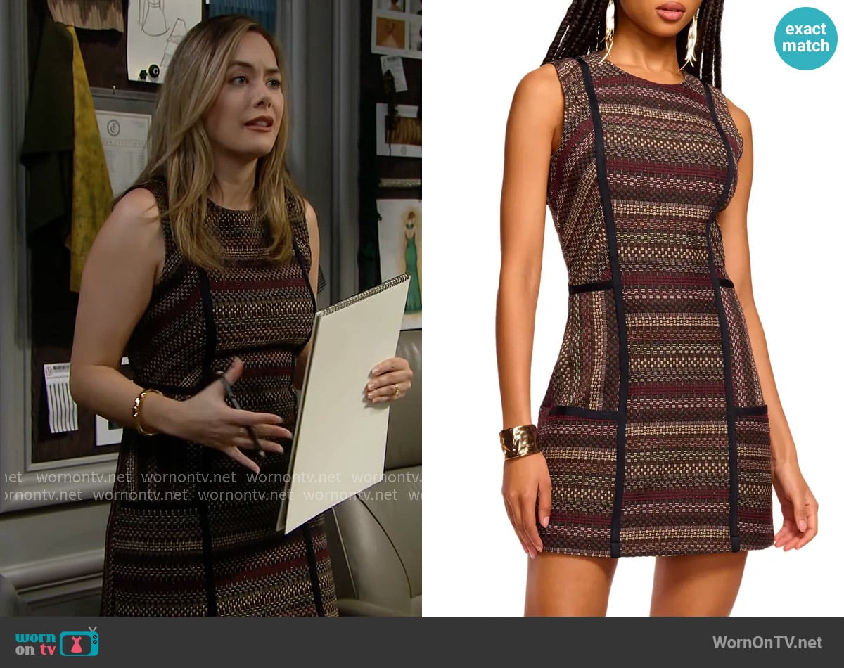Ramy Brook Jeanette Dress worn by Hope Logan (Annika Noelle) on The Bold and the Beautiful