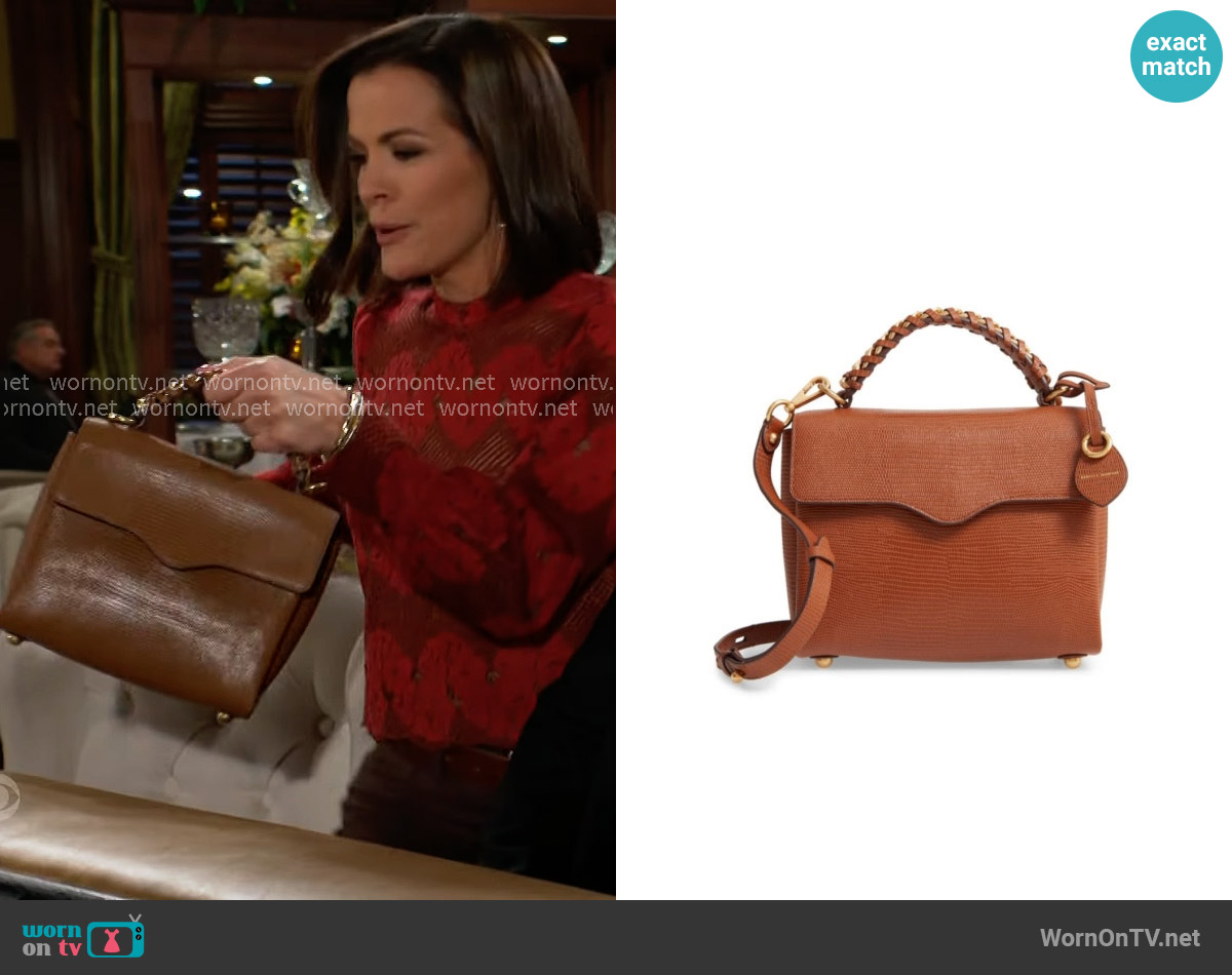 Rebecca Minkoff Chain Satchel Bag worn by Chelsea Lawson (Melissa Claire Egan) on The Young and the Restless