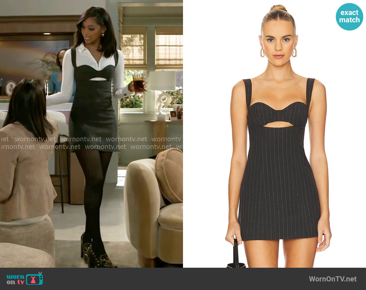 Retrofete Ariya Dress worn by Kat Richardson (Colby Muhammad) on Beyond the Gates