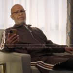 Richard’s brown side stripe track jacket and pants on Greys Anatomy