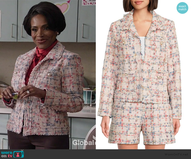 Saks Fifth Avenue Tweed Jacket worn by Barbara Howard (Sheryl Lee Ralph) on Abbott Elementary