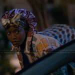 Samira’s white quilted jacket on The Burbs