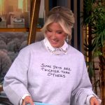 Savannah Chrisley’s gray sweatshirt on The View