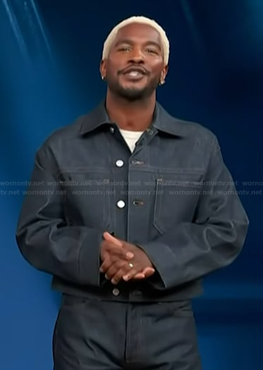 Scott’s denim jacket on Access Hollywood