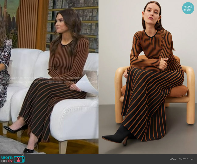 Staud Selma Dress worn by Sophie Flay on Good Morning America