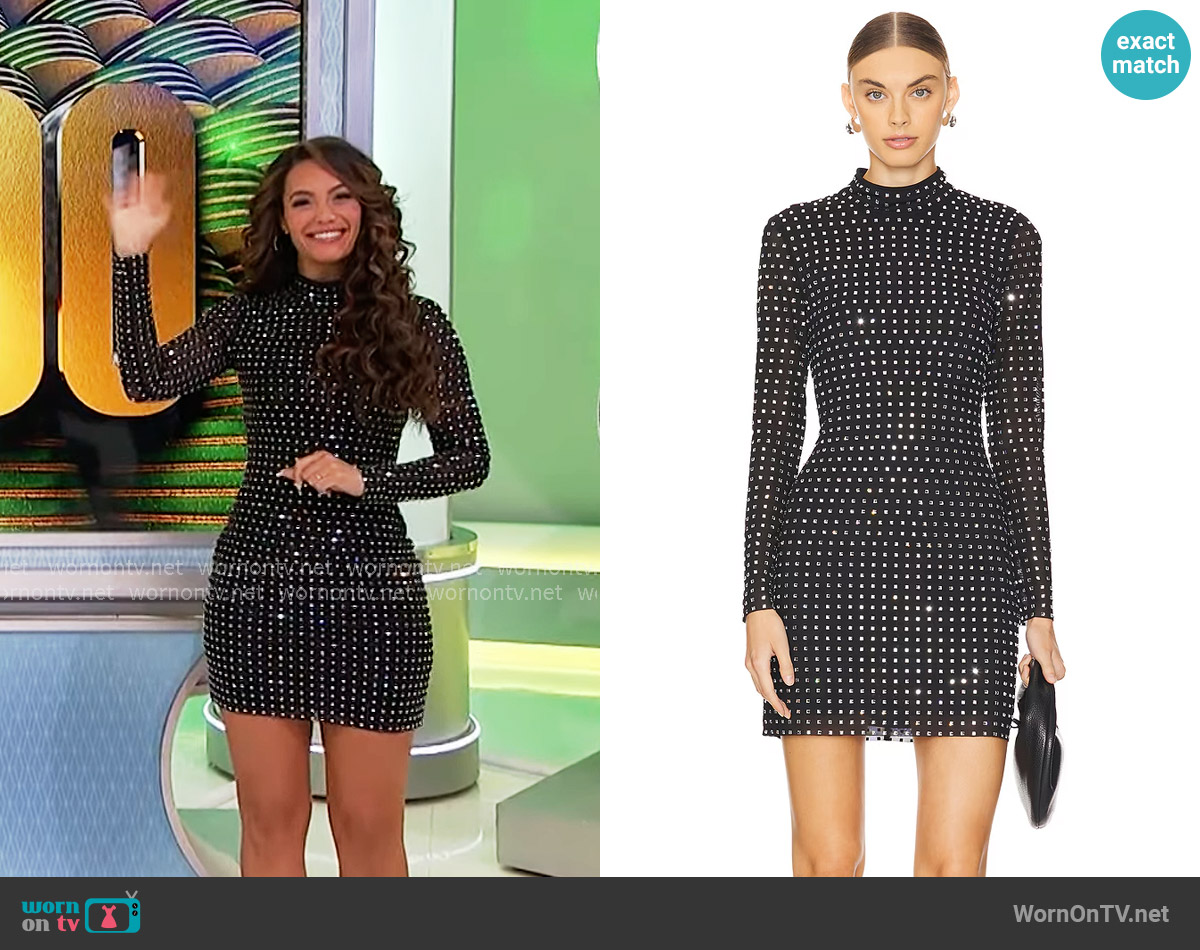 Steve Madden Krista Dress worn by Alexis Gaube on The Price is Right