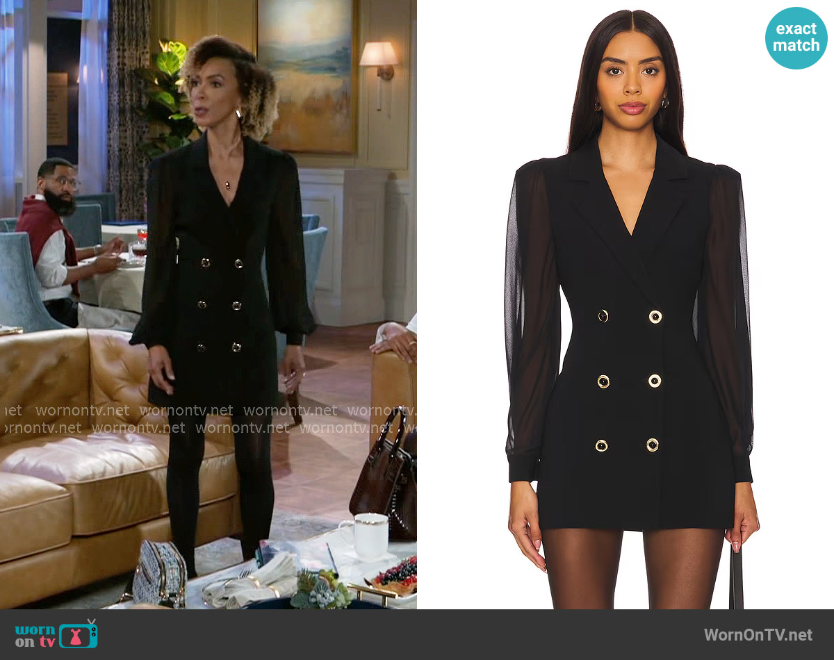 Stone Cold Fox Olivia Mini Dress worn by Anastasia Belleclaire (Timeca Seretti) on Beyond the Gates