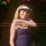 Sutton’s navy tennis dress on The Real Housewives of Beverly Hills