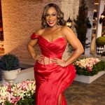 Tia’s red reunion dress on The Real Housewives of Potomac