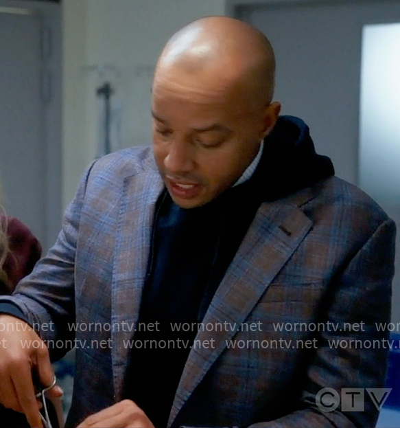 Turk’s plaid blazer on Scrubs