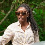 Venita’s floral print shirt on Southern Charm