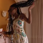 Venita’s floral print dress with straps on Southern Charm