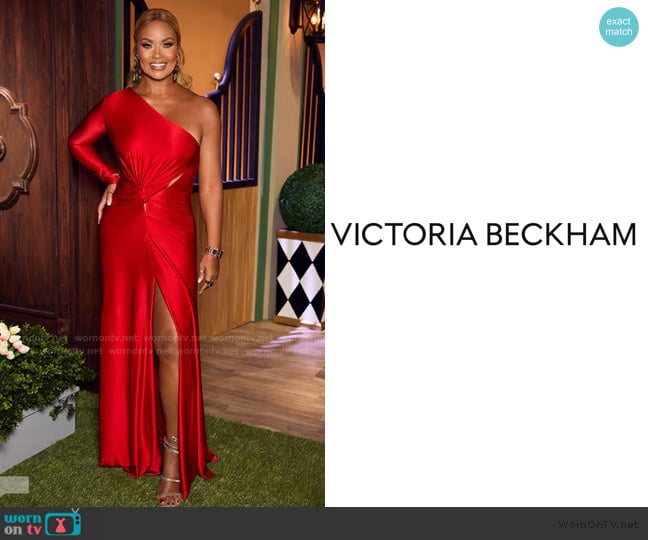 Victoria Beckham Custom Dress worn by Gizelle Bryant on The Real Housewives of Potomac