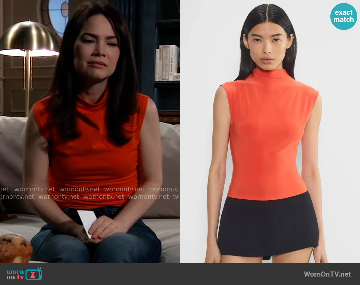 Wilfred Smooth Matter Botanist Tank worn by Elizabeth Webber (Rebecca Herbst) on General Hospital