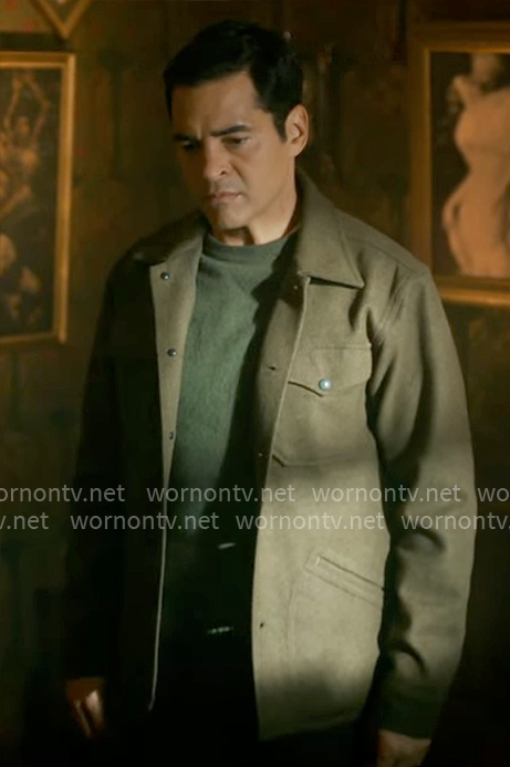 Will’s green wool jacket on Will Trent