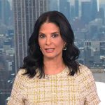 Darlene’s yellow short sleeve tweed dress on Today