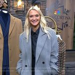 Zanna Roberts Rassi’s grey coat on Today
