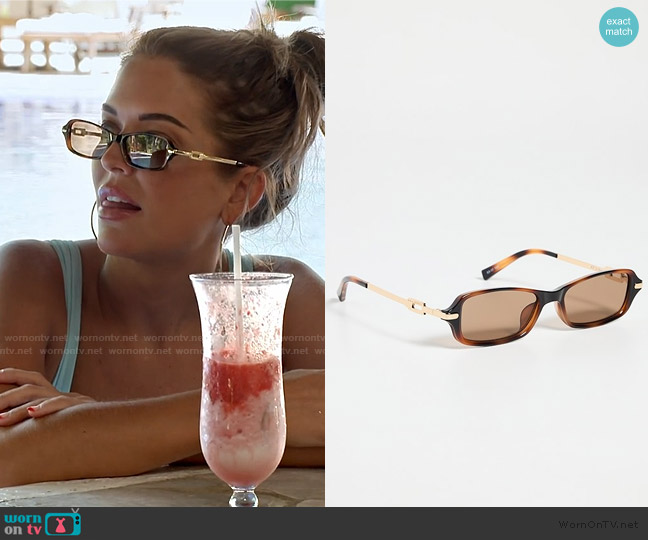 BP 50mm Oval Sunglasses worn by Salley Carson on Southern Charm