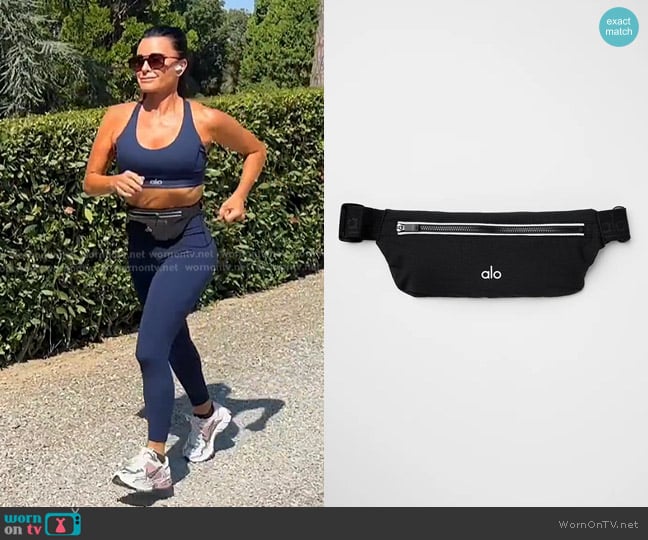 Alo Stride Running Belt worn by Kyle Richards on The Real Housewives of Beverly Hills